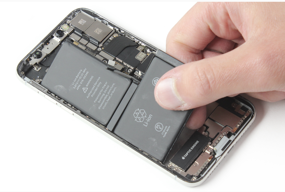 La "double" batterie de l'iPhone X