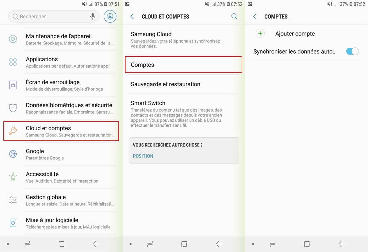 Remettre a zero android
