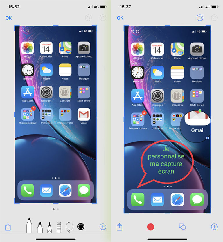 écran Iphone Flou En Haut à Gauche Comment faire une capture écran sur iPhone X / XS / XR ? - SOSav blog