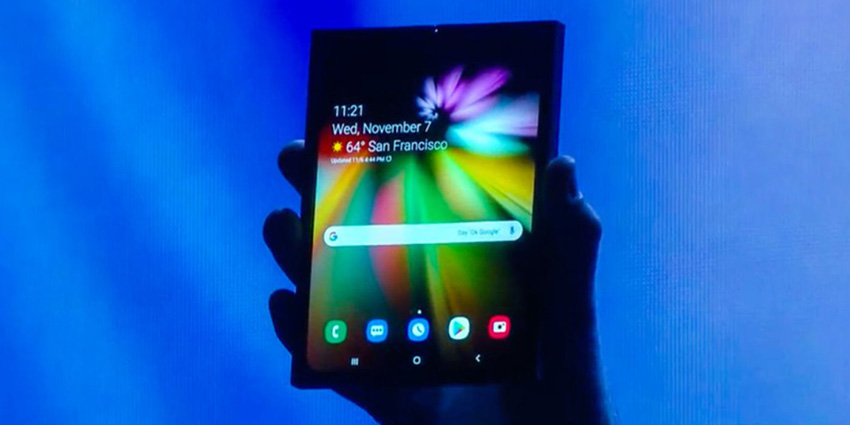 Smartphone pliable, annonce officielle de Samsung