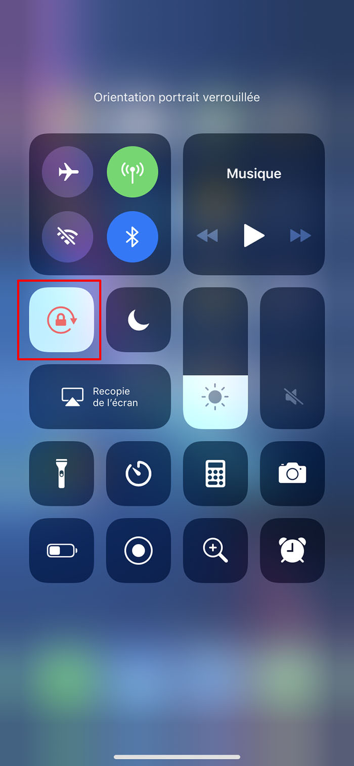 rotation ecran smartphone