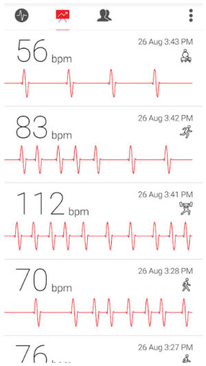 Application Cardiographe