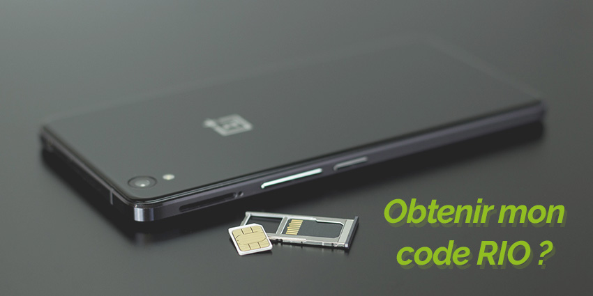 comment obtenir le code rio de mon portable