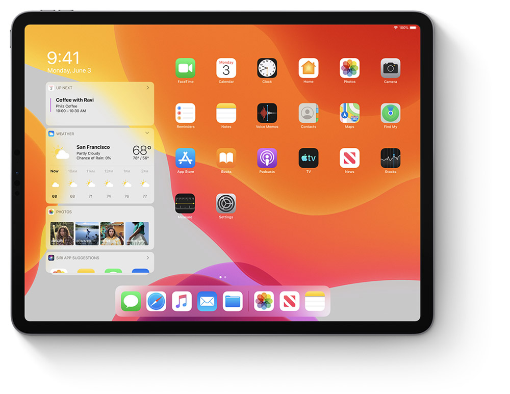 Nouvel accueil iPadOS