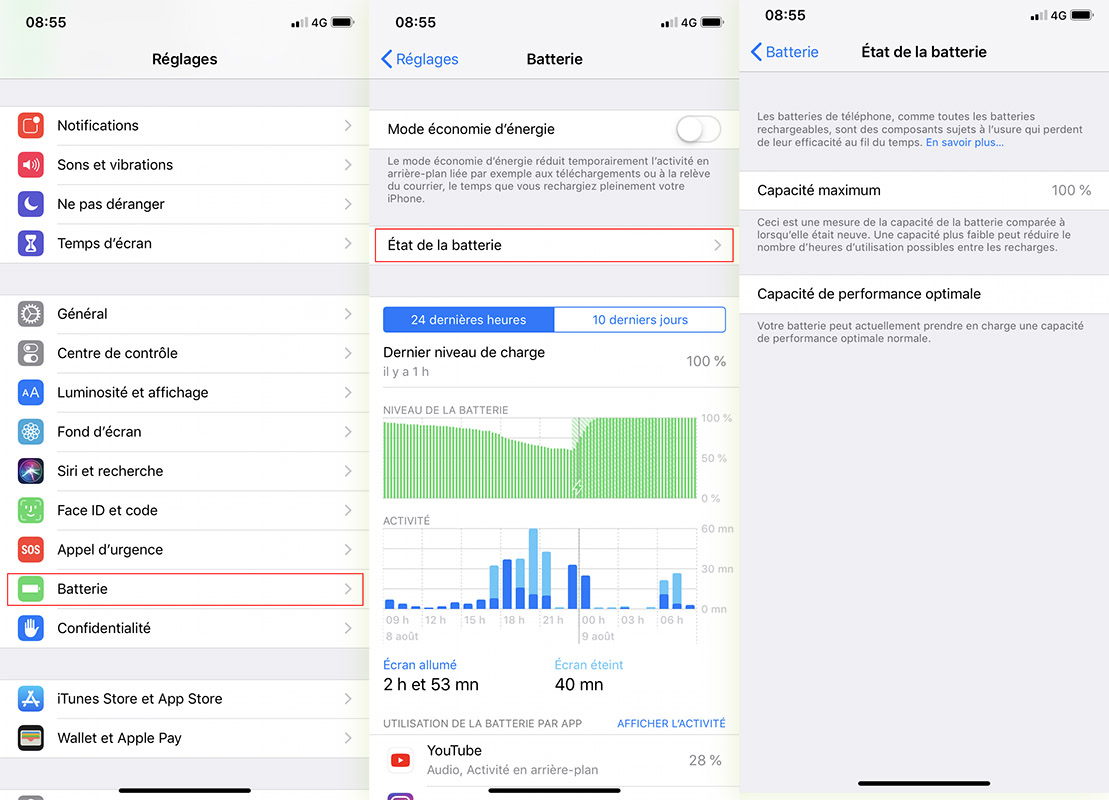 Apple veut mieux contrôler le remplacement de la batterie des iPhone