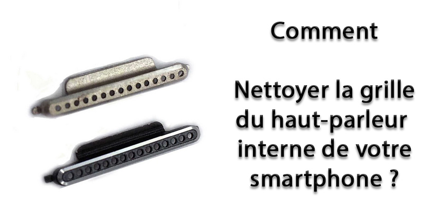 Nettoyeur grille haut-parleur téléphone