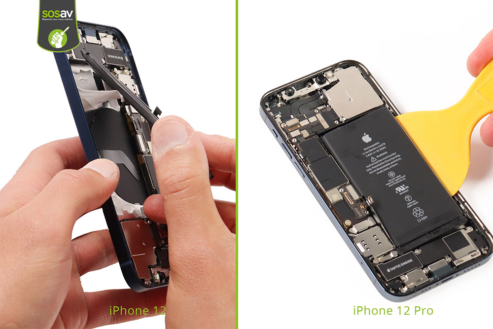 Batterie iPhone 2 et batterie iPhone 12 Pro