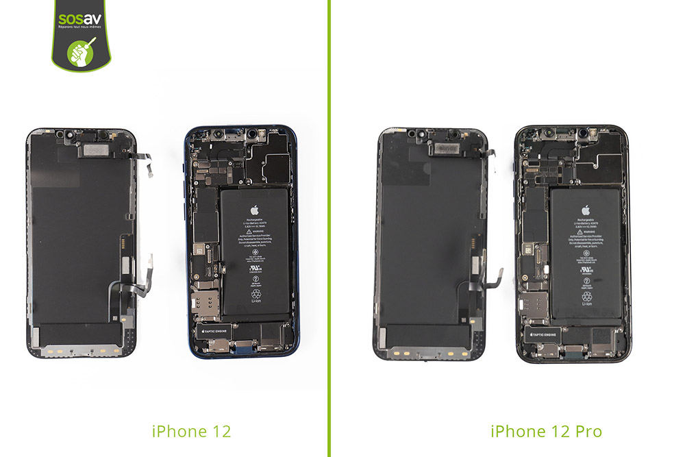 iPhone 12 et 12 Pro ouverts