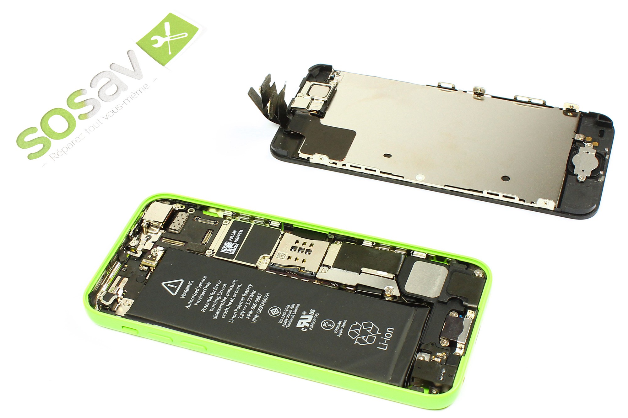 SOSav - Kit de réparation écran compatible iPhone XR