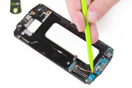 Guide photos remplacement connecteur de charge Samsung Galaxy S6 (Etape 28 - image 3)