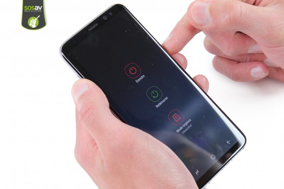 Guide photos remplacement vitre arrière Samsung Galaxy S8  (Etape 1 - image 1)