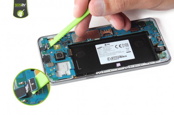 Guide photos remplacement nappe power Samsung Galaxy J5 2016 (Etape 12 - image 2)