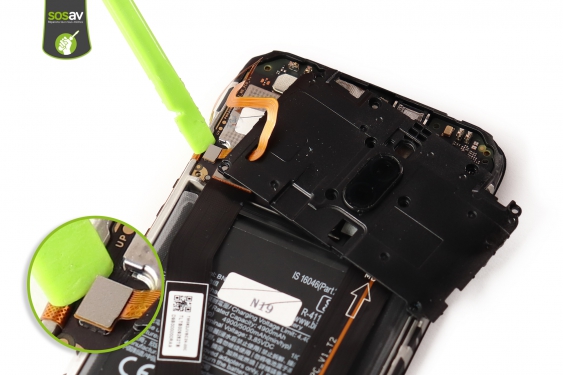 Guide photos remplacement nappe de liaison connecteur de charge Xiaomi Redmi 8 (Etape 10 - image 1)