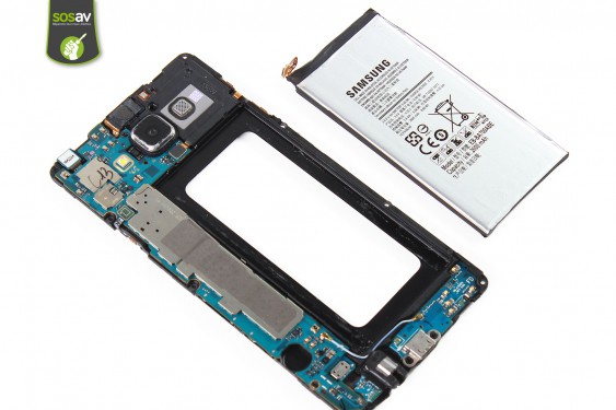 Guide photos remplacement nappe connecteur de charge Samsung Galaxy A7 (Etape 26 - image 2)