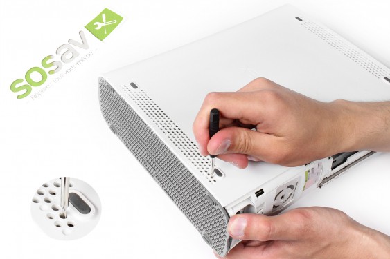 Guide photos remplacement bouton d'éjection du lecteur dvd Xbox 360 (Etape 11 - image 1)