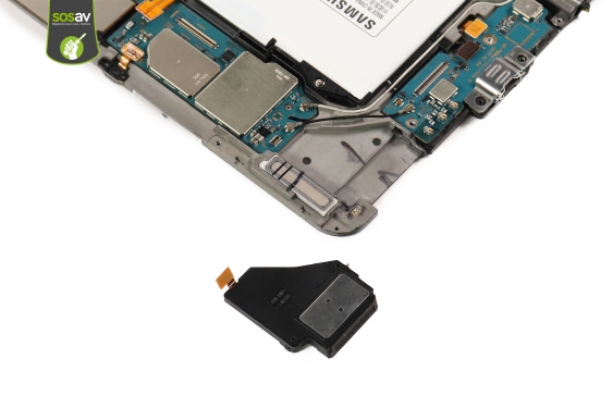 Guide photos remplacement haut-parleur bas gauche Galaxy Tab S3 9.7 (Etape 17 - image 1)