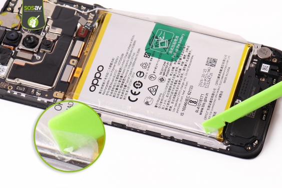 Guide photos remplacement nappe connecteur de charge Oppo A9 (2020) (Etape 20 - image 3)