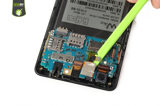 Guide photos remplacement nappe de liaison connecteur de charge Wiko Rainbow Lite 4G  (Etape 14 - image 3)