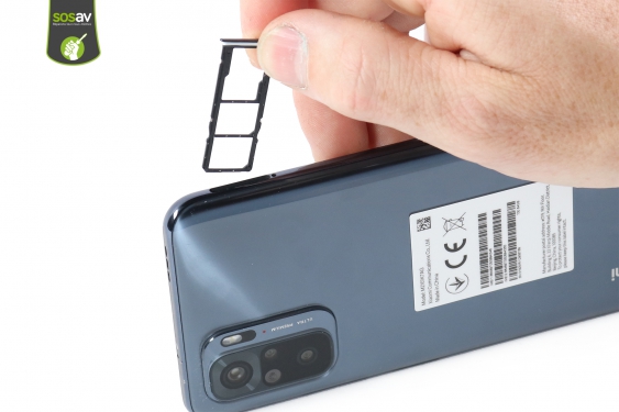 Guide photos remplacement capteur d'empreinte + châssis interne Redmi Note 10 (Etape 2 - image 3)