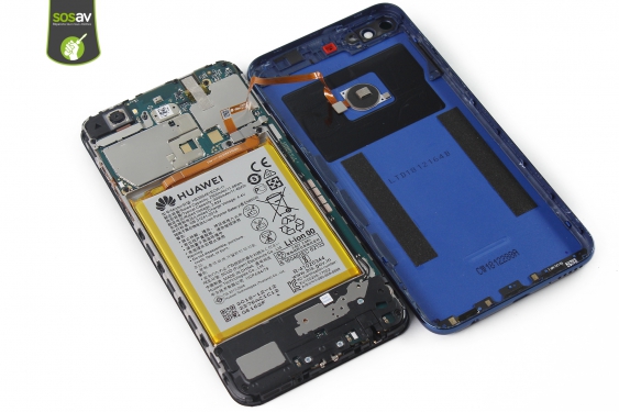 Guide photos remplacement coque arrière Huawei Y7 2018 (Etape 6 - image 1)