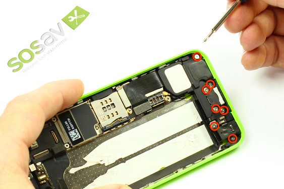 Guide photos remplacement connecteur de charge iPhone 5C (Etape 13 - image 1)