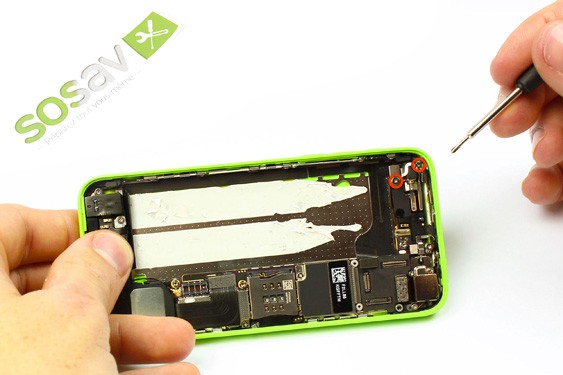 Guide photos remplacement vibreur iPhone 5C (Etape 14 - image 1)