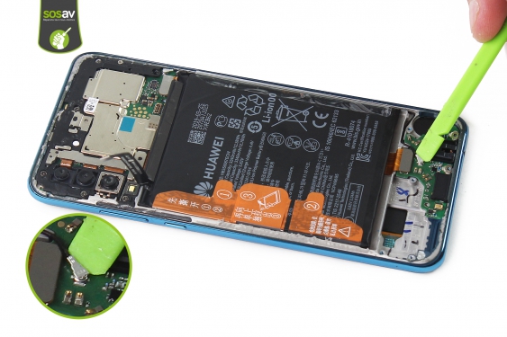 Guide photos remplacement câble d'interconnexion Huawei P30 Lite (Etape 14 - image 1)