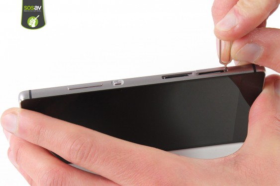 Guide photos remplacement batterie Huawei P8 (Etape 3 - image 2)