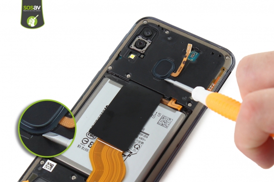 Guide photos remplacement connecteur de charge Galaxy A40 (Etape 12 - image 1)