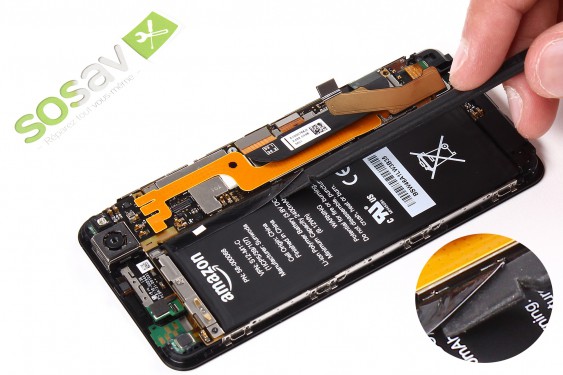 Guide photos remplacement batterie Firephone (Etape 12 - image 1)