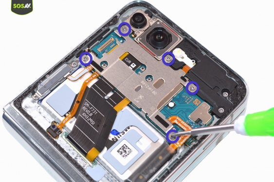 Guide photos remplacement batteries Galaxy Z Flip5 (Etape 8 - image 1)