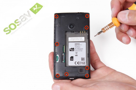 Guide photos remplacement vitre tactile Lumia 520 (Etape 7 - image 1)