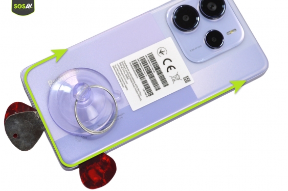 Guide photos remplacement batterie Redmi Note 14 (Etape 3 - image 3)