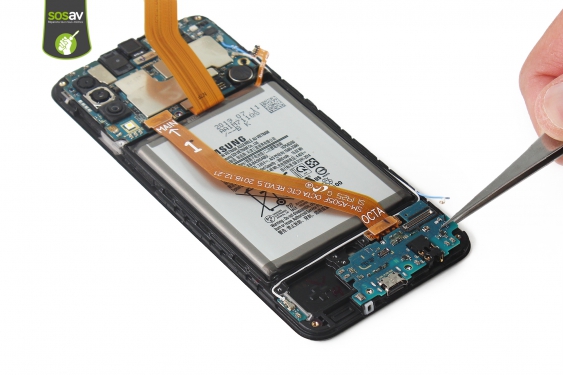 Guide photos remplacement connecteur de charge Galaxy A50 (Etape 19 - image 1)
