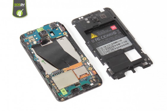 Guide photos remplacement lecteur carte sim HTC Titan (Etape 6 - image 4)