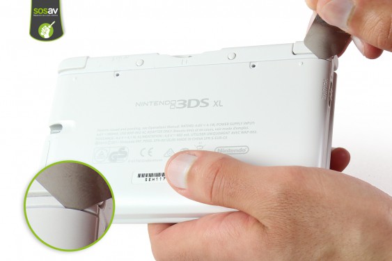 Guide photos remplacement boutons d'action/d'allumage/power/centraux Nintendo 3DS XL (Etape 6 - image 1)