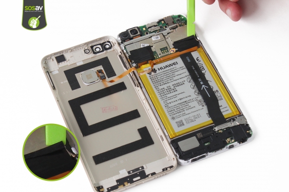 Guide photos remplacement batterie Huawei P Smart (Etape 6 - image 1)
