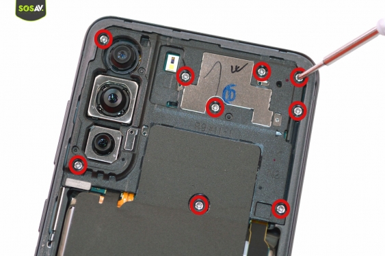 Guide photos remplacement batterie Galaxy S21 Fe (5G) (Etape 4 - image 1)