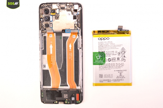 Guide photos remplacement batterie Oppo A94 5G (Etape 7 - image 4)