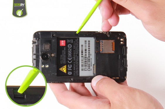 Guide photos remplacement caméra arrière HTC Titan (Etape 5 - image 2)