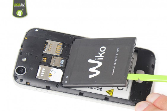 Guide photos remplacement lecteur carte sim et microsd Wiko Stairway (Etape 3 - image 2)