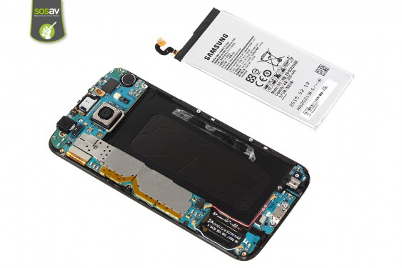 Guide photos remplacement connecteur de charge Samsung Galaxy S6 (Etape 10 - image 4)