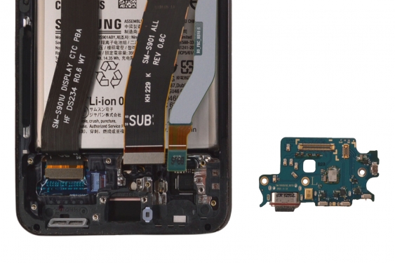 Guide photos remplacement connecteur de charge Galaxy S22 (Etape 8 - image 5)