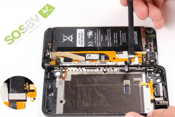 Guide photos remplacement batterie Firephone (Etape 6 - image 1)