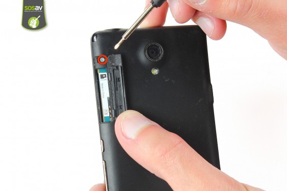 Guide photos remplacement haut-parleur interne Xperia T (Etape 5 - image 1)