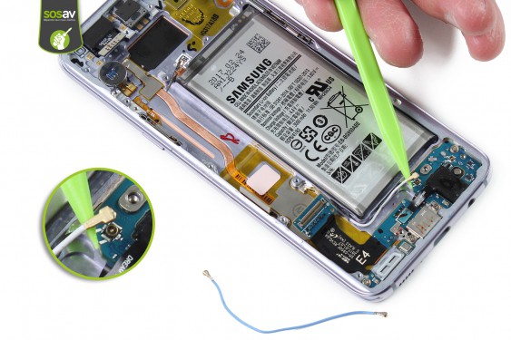 Guide photos remplacement connecteur de charge Samsung Galaxy S8  (Etape 23 - image 2)
