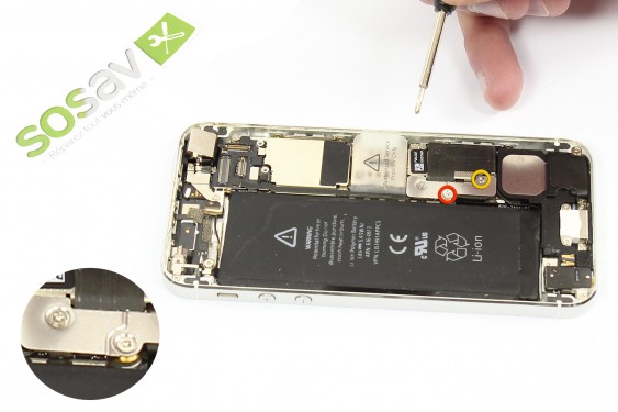Guide photos remplacement bouton power iPhone 5 (Etape 12 - image 1)