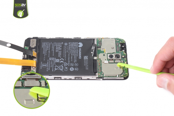 Guide photos remplacement nappe volume et power Huawei Mate 10 lite (Etape 23 - image 1)