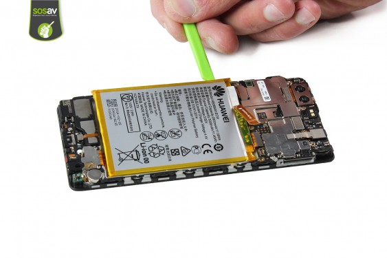 Guide photos remplacement nappe de liaison connecteur de charge Huawei P9 (Etape 14 - image 3)