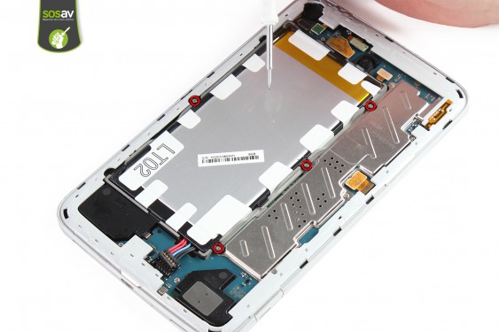 Guide photos remplacement haut-parleur gauche  Galaxy Tab 3 7" (Etape 8 - image 1)